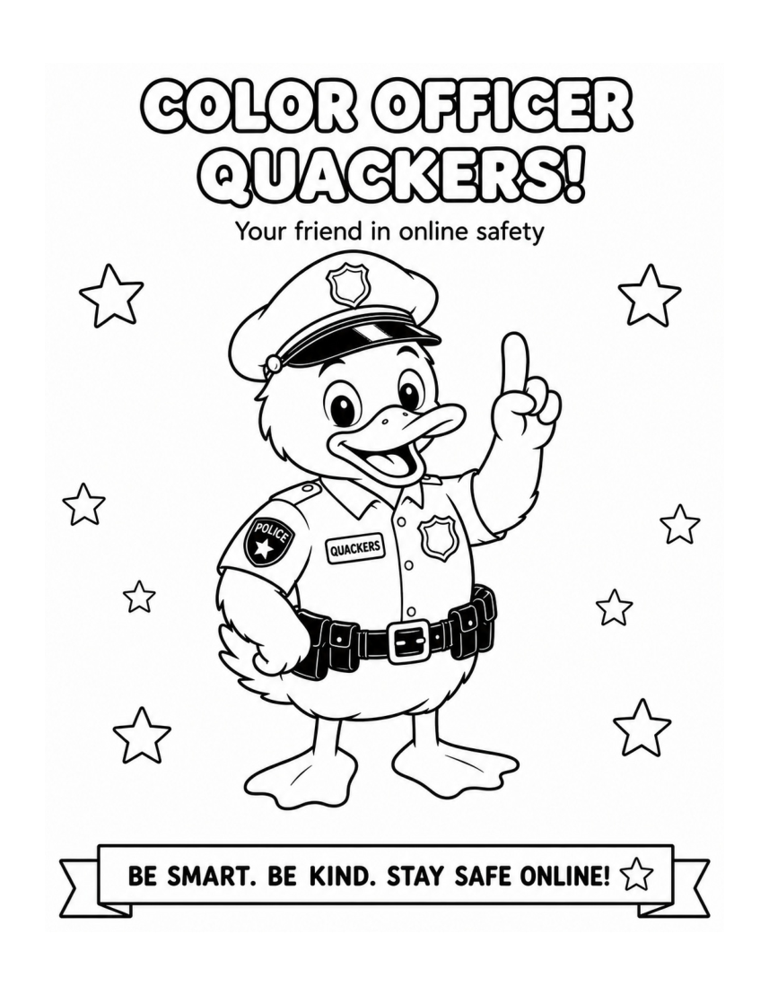 Color Officer Quackers — Officer Quackers, PDF page 45